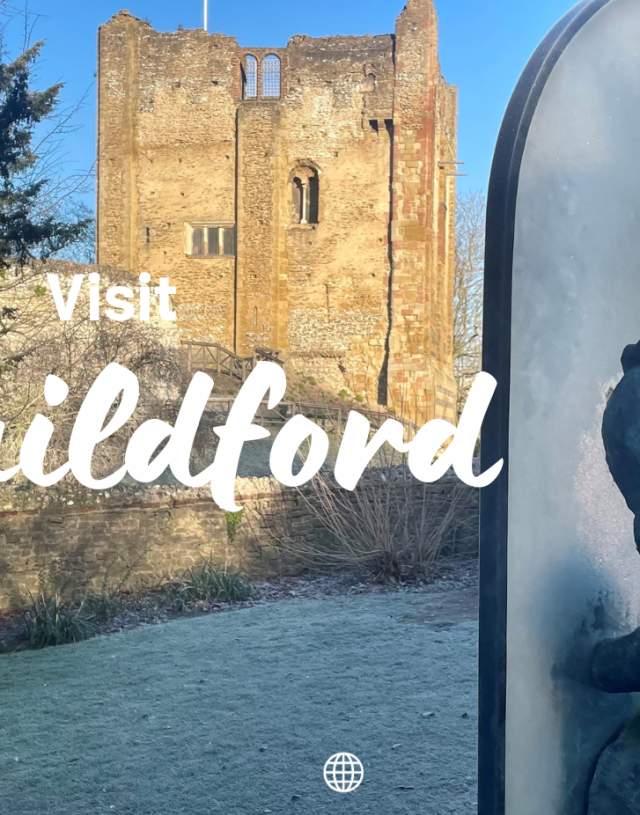 Visit Guildford - overlooking Guildford Castle