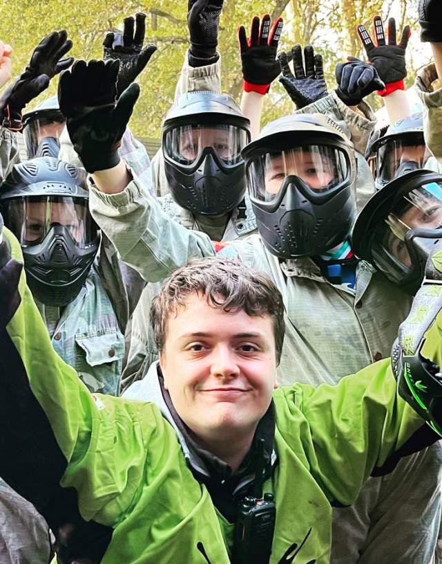 Hands up for Campaign Paintball & Laser Park