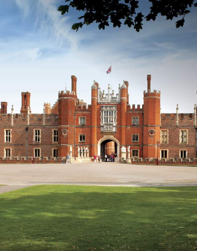 Exterior of Hampton Court Palace