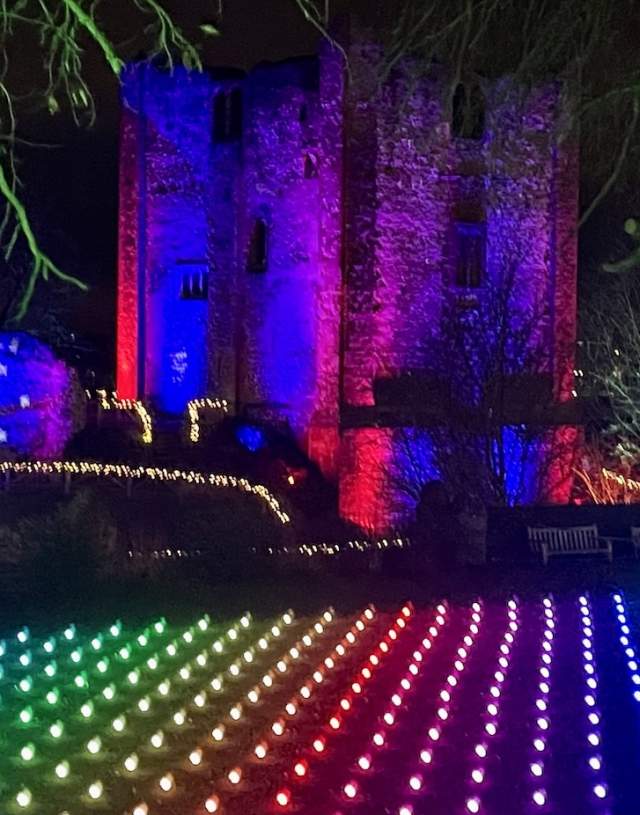 Illuminated Guildford Castle