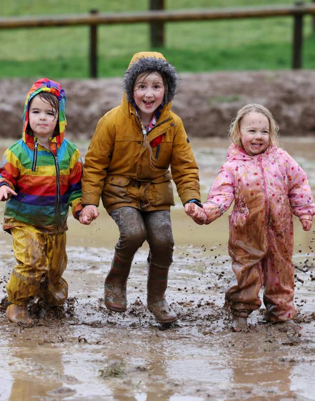 Puddle Jumping at Godstone Farm