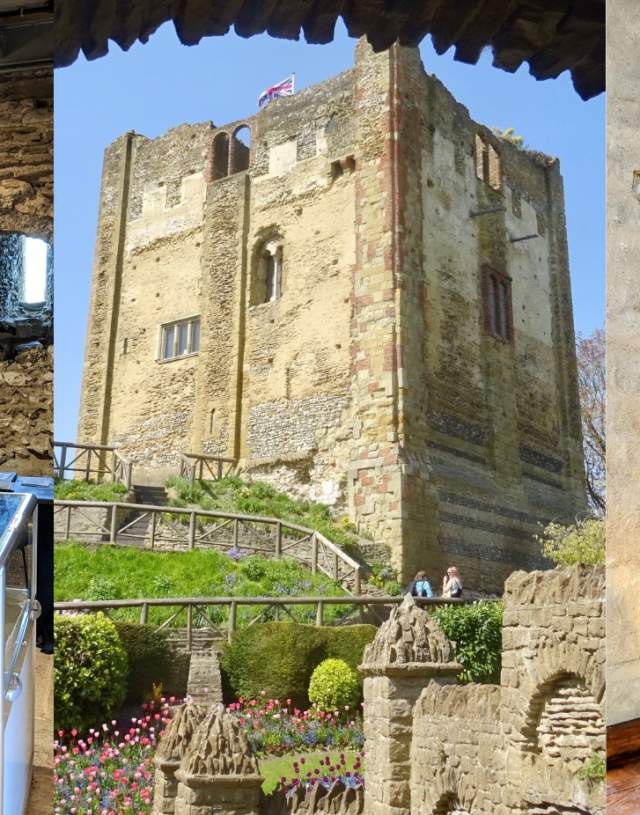 Guildford Castle interior and exterior