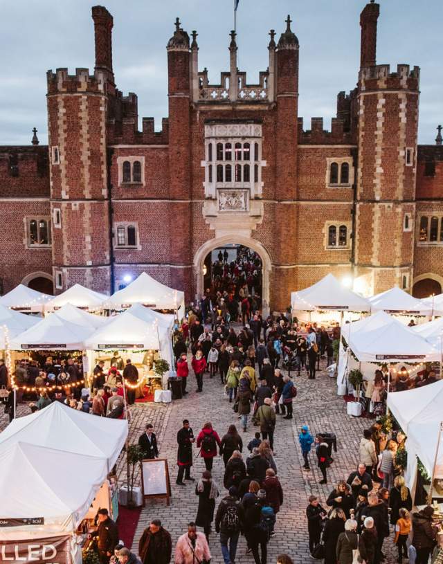 Festive Fayre at Hampton Court Palace 06-08 and 13-15 December 2024
