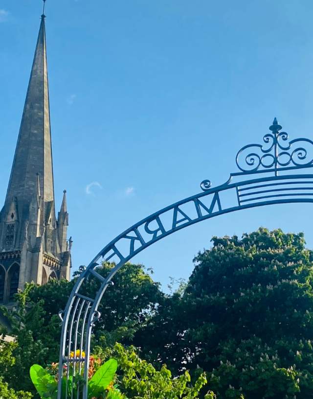 Hello Dorking - Market arches St Martins Church Image credit: Rosie Riordan