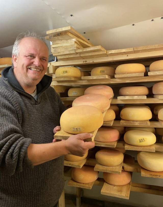 mann med ost