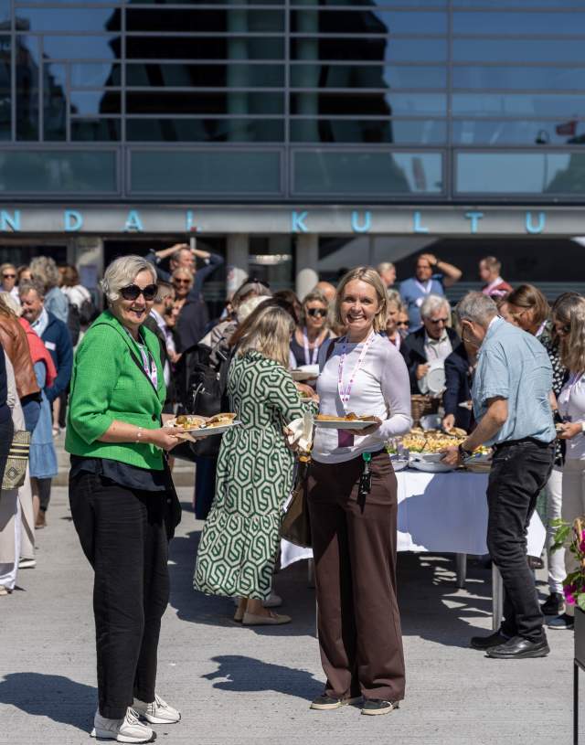 Fremtidens kommuner konferanse utenfor kulturhuset