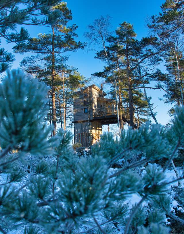 Wilderness Tower om vinteren