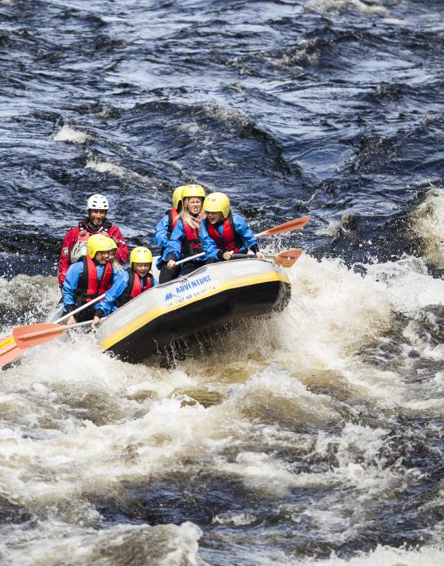 Rafting in Mandalselva, Lindesnesregionen