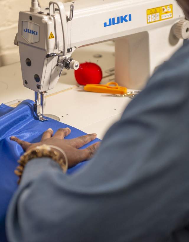 a York County Maker sewing