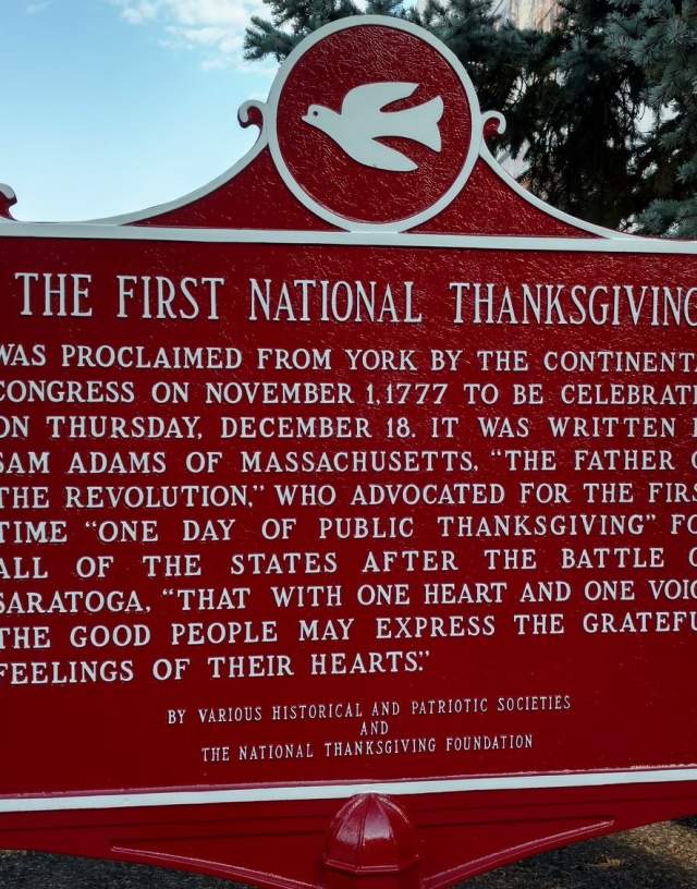First Thanksgiving historical marker