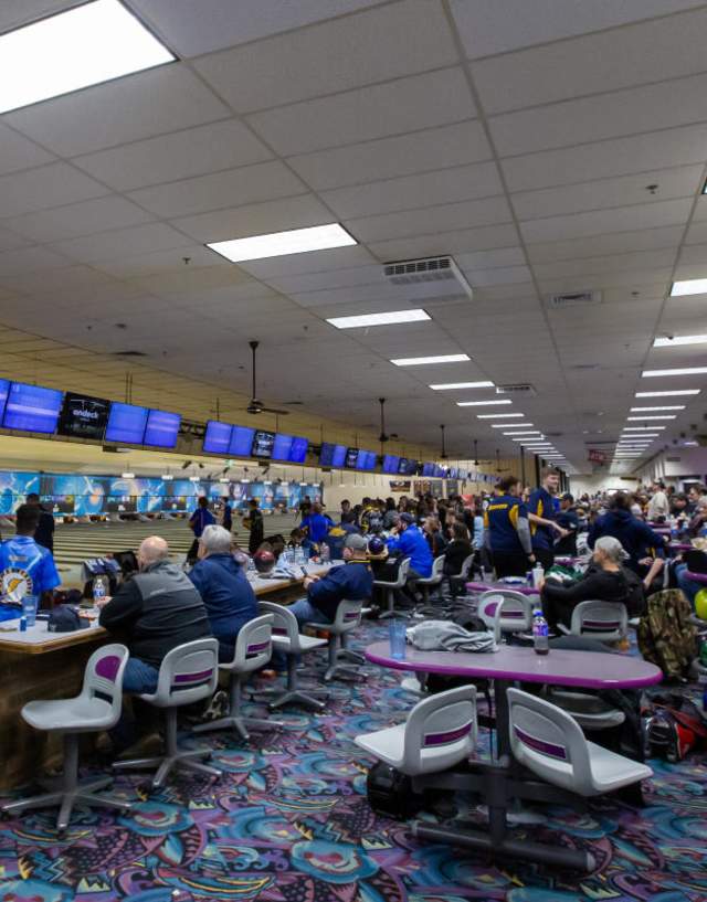 A full bowling alley