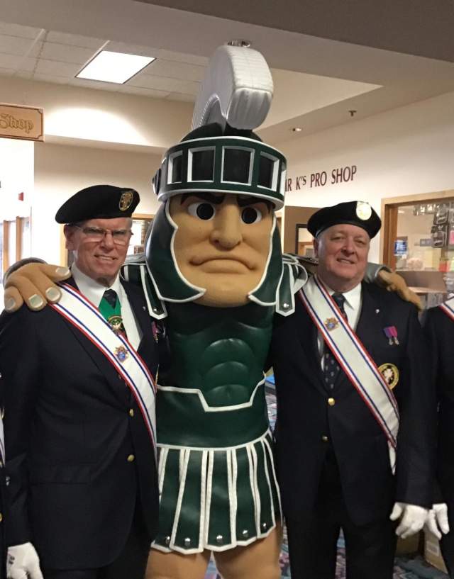 Knights of Columbus with Sparty