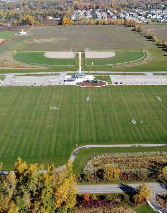 Fields from above