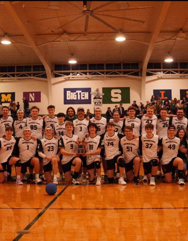 Team photo of the MSU Dodgeball Team
