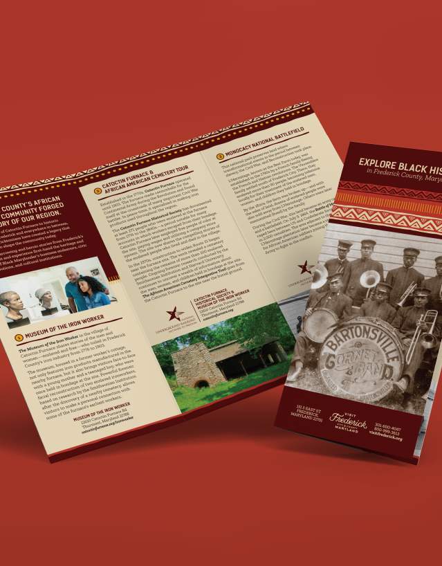 Brochure to explore Black History in Frederick County