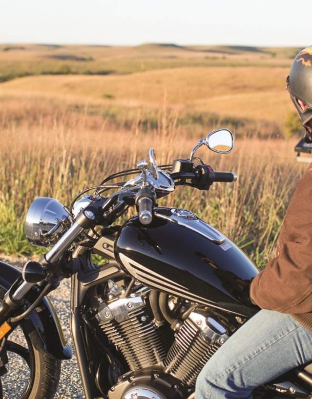Riding through the Flint Hills
