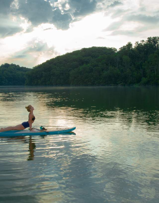 SUP Yoga at Morgan Falls Overlook Park