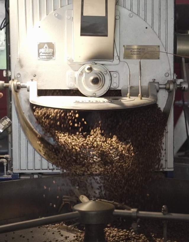 Ruby Coffee roasts all of their own beans to be sold locally and across the nation.