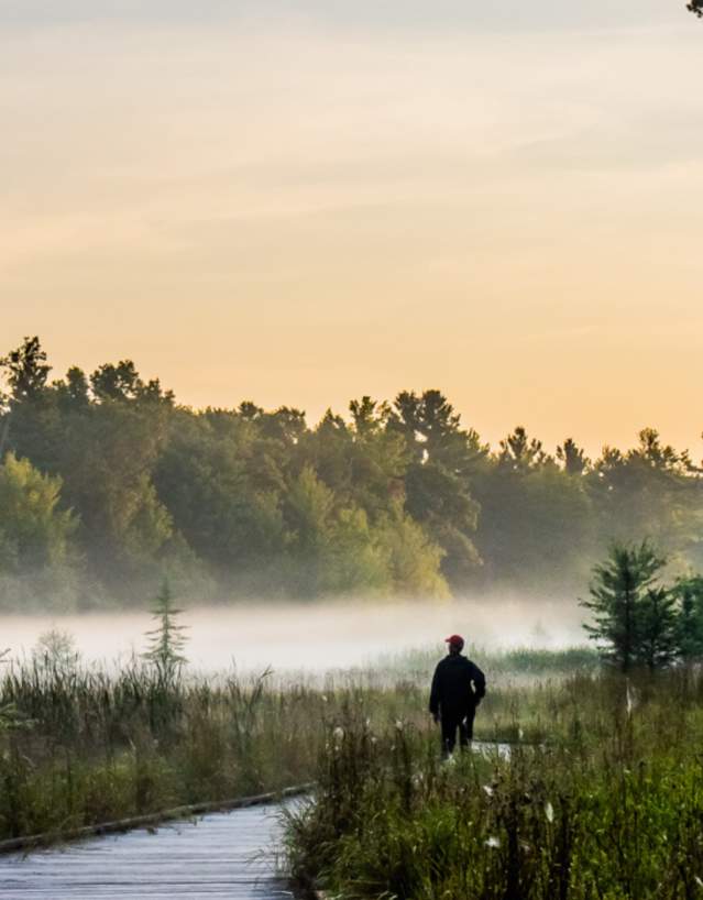 Get outside by visiting the Stevens Point Area.