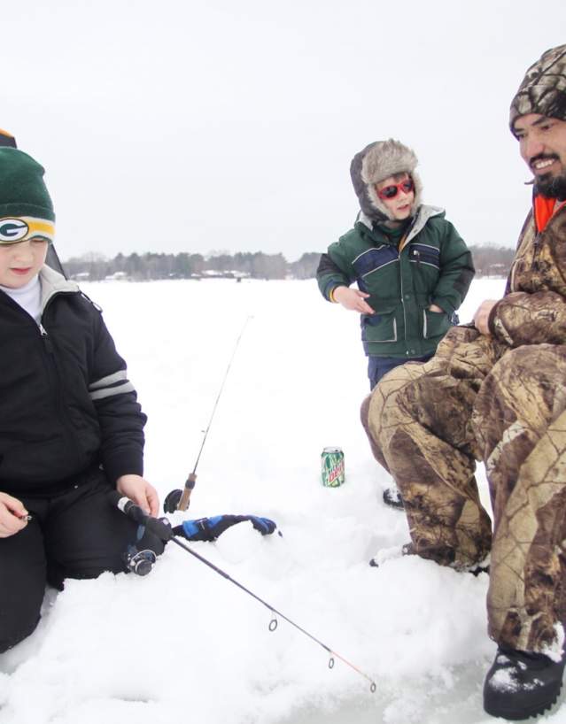Ice Fishing in the Stevens Point Area