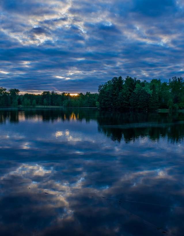 Lake Joanis at dusk