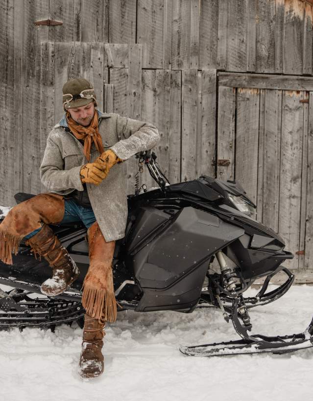 Snowmobiling