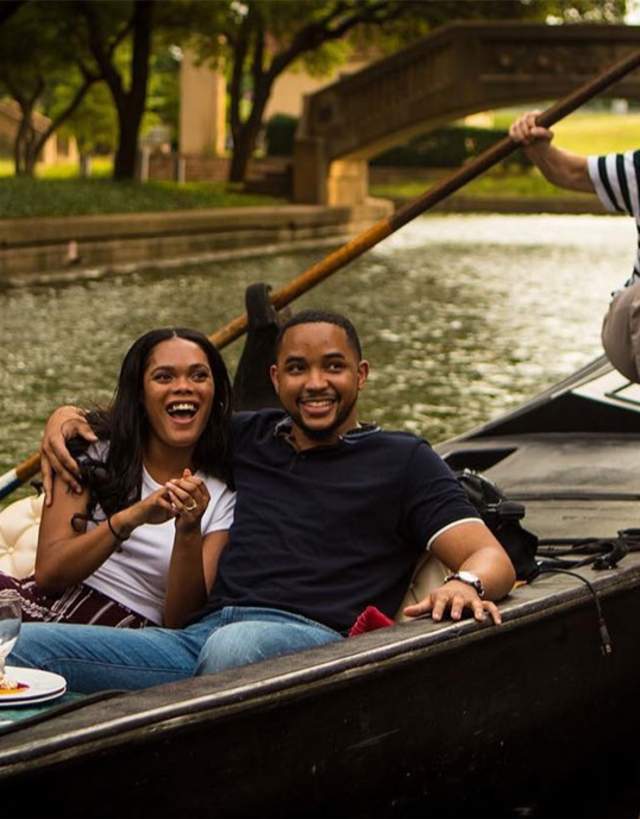 Couple in Gondola on Canals