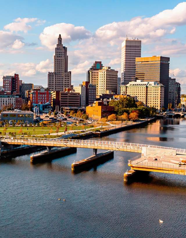 Providence Skyline with Bridge