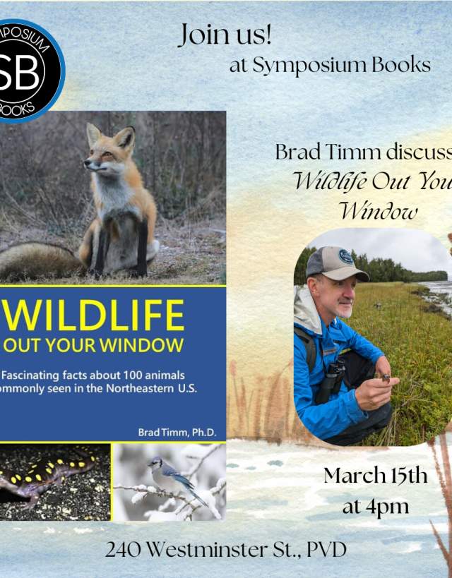 Author Event! Brad Timm's "Wildlife Out Your Window"l
