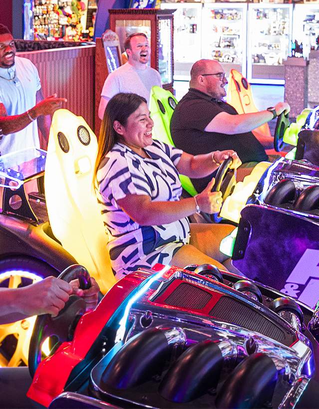Group at BIG! Best in Games arcade