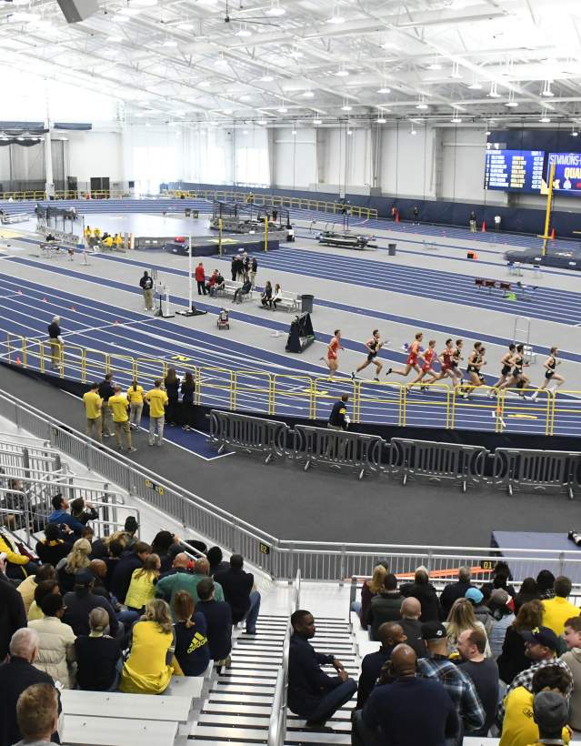 Track and Field meet at U-M Indoor Track