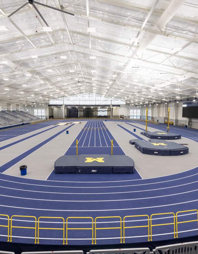 Indoor running track