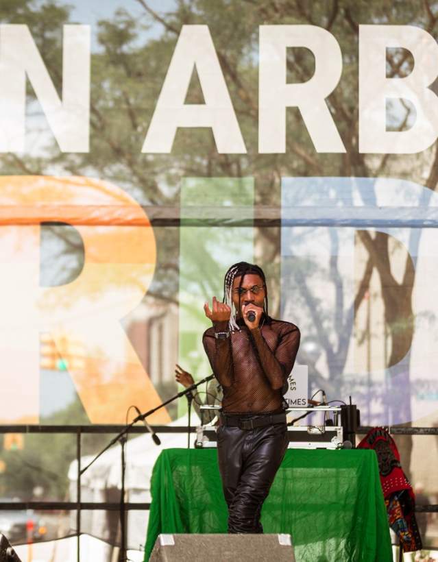 J. Santino performs at Ann Arbor Pride