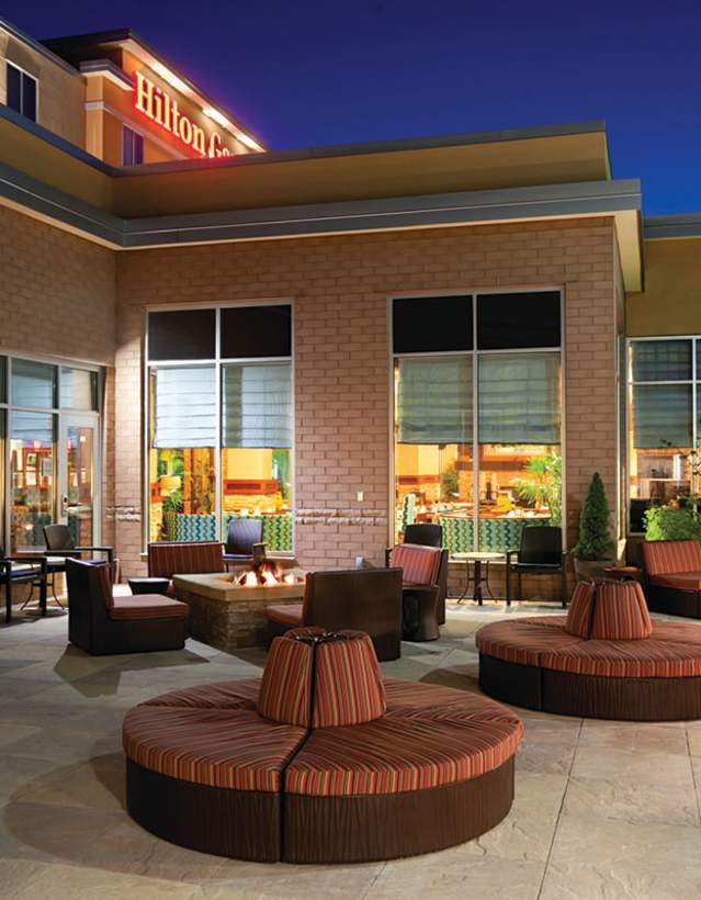 Hilton Garden Inn outdoor patio
