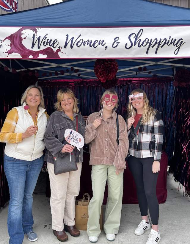 Two women at Wine, Women & Shopping event in Chelsea