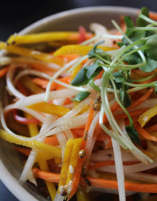 Shaved Vegetables