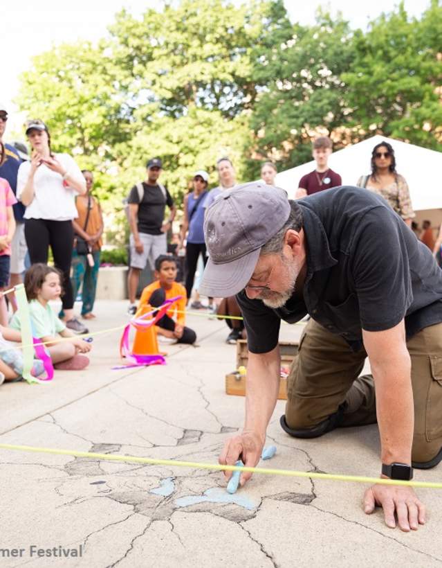 David Zinn at ann arbor summer festival