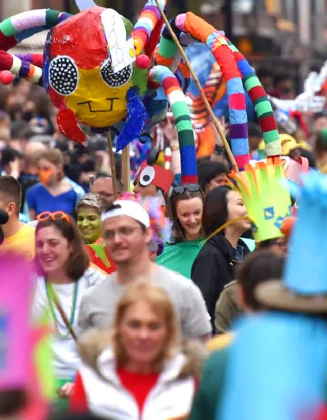 Festifools parade through downtown