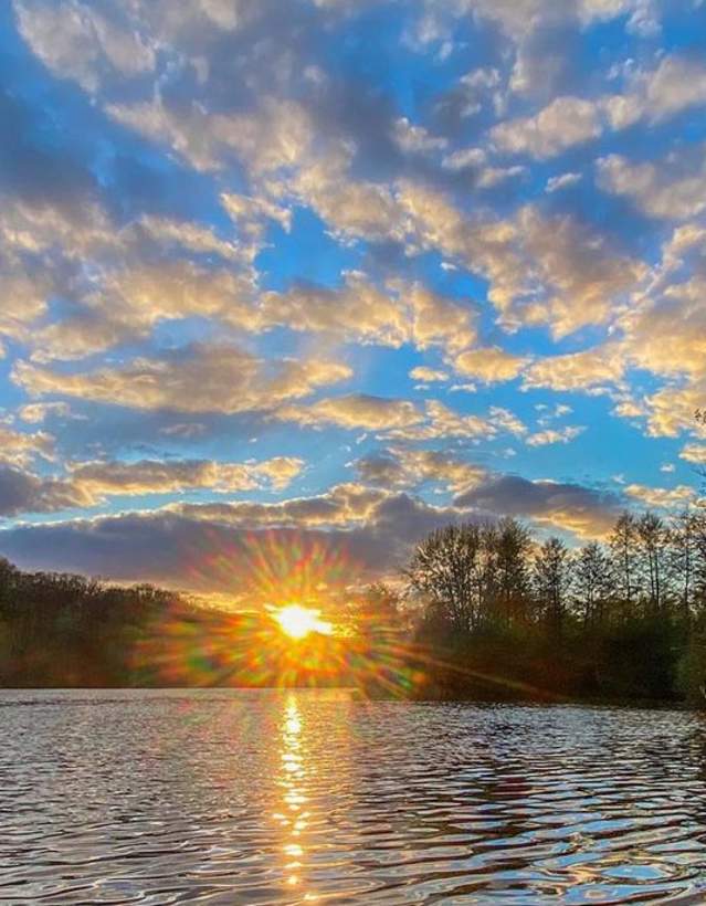 Outdoor Recreation, Sunset over Huron River