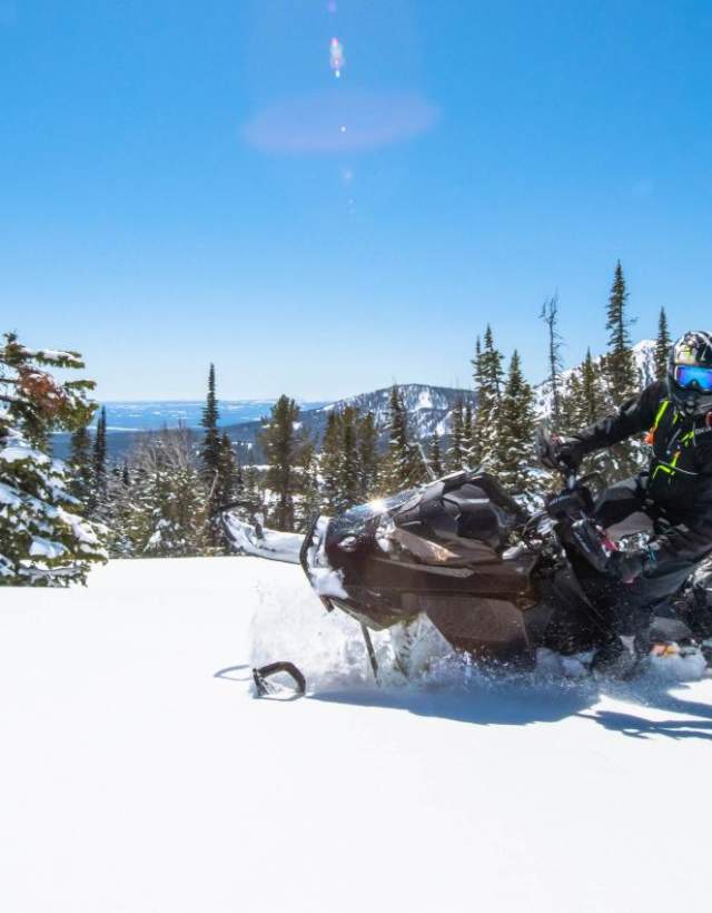 Snowmobiling