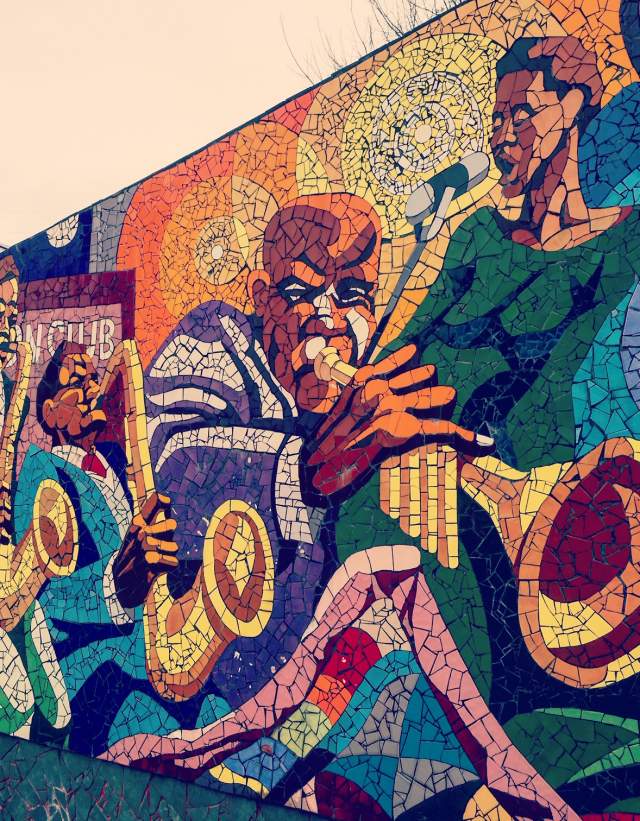 Rhapsody mosaic in east Austin texas