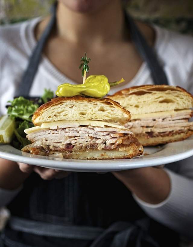 Turkey Sweet Sandwich at Waltons Fancy and Staple in austin texas