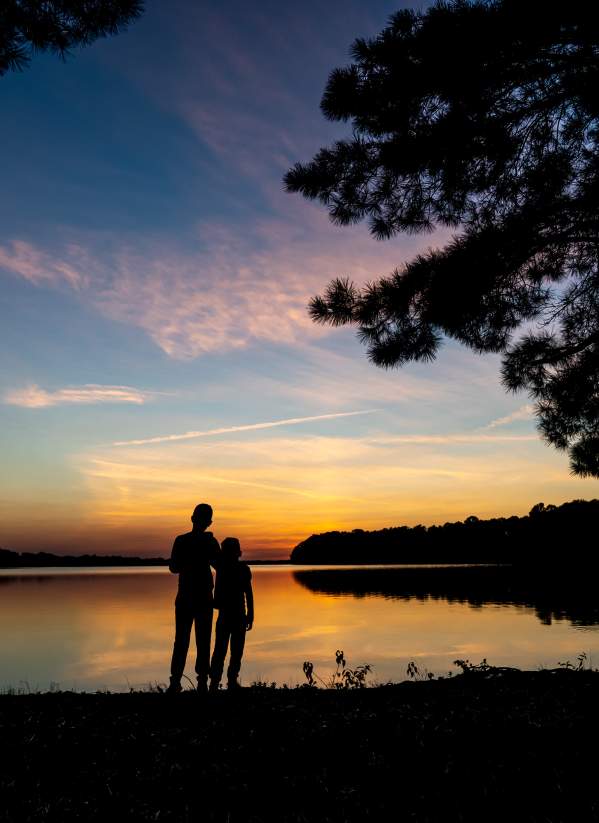 Sunset at the park