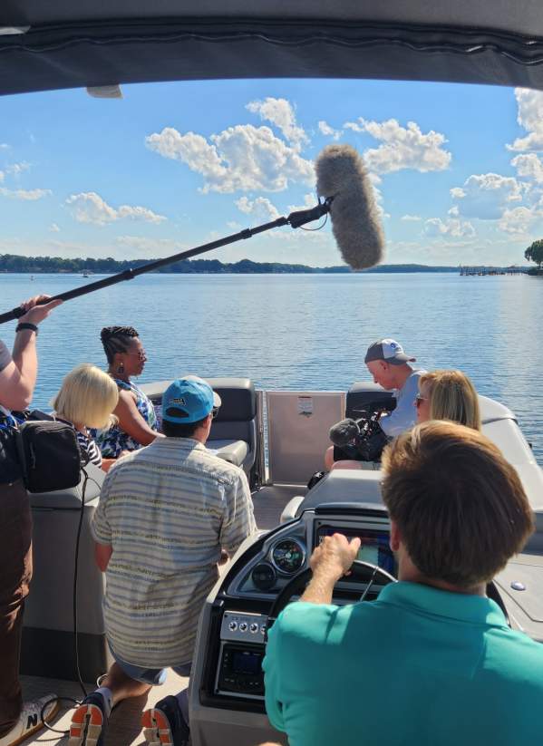 tv crew boat