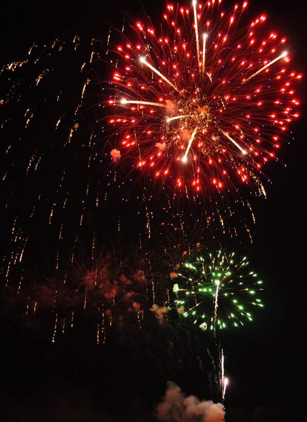 Fireworks on Lake Norman