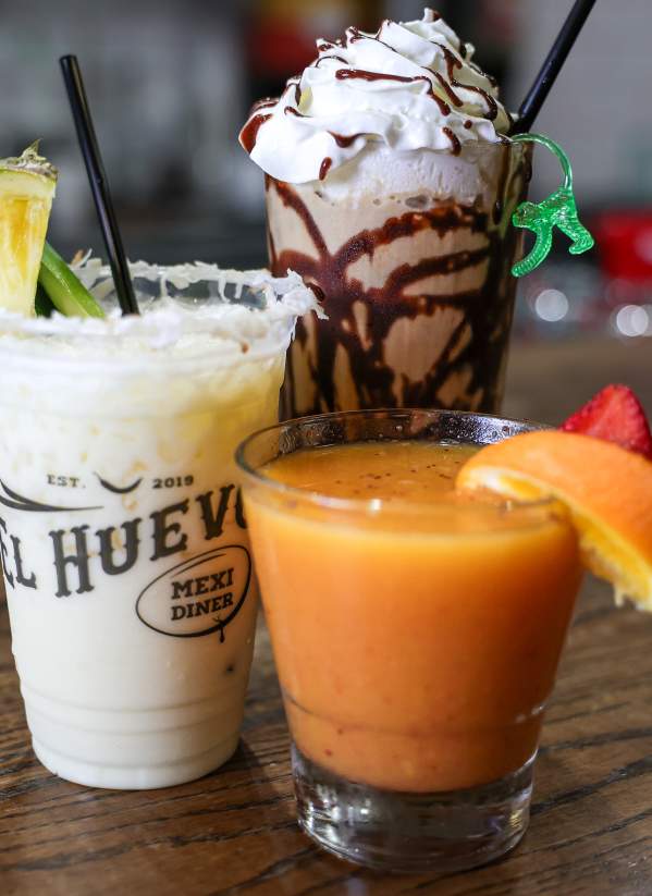 El Huevo's cocktail spread