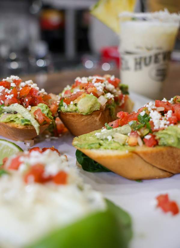 Avocado toast appetizer