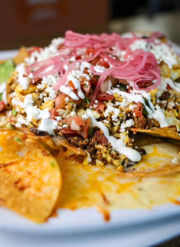 Breakfast nachos