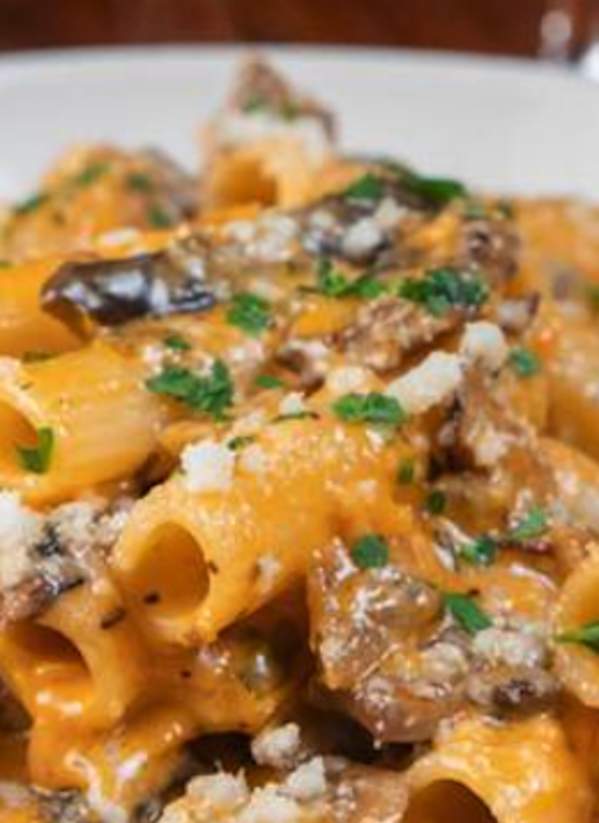 Benvenuti's mushroom rigatoni
