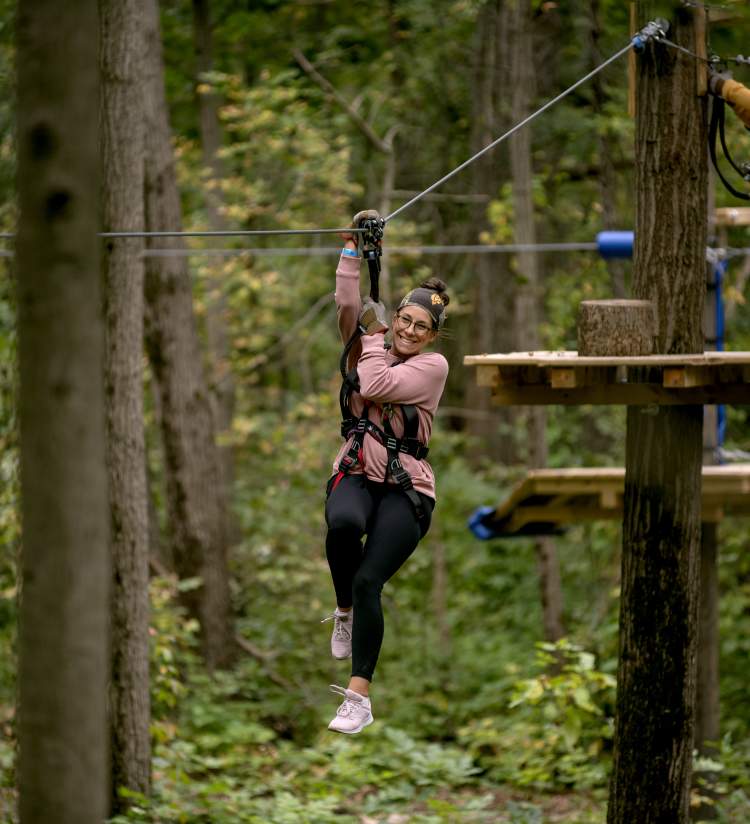 Ziplining